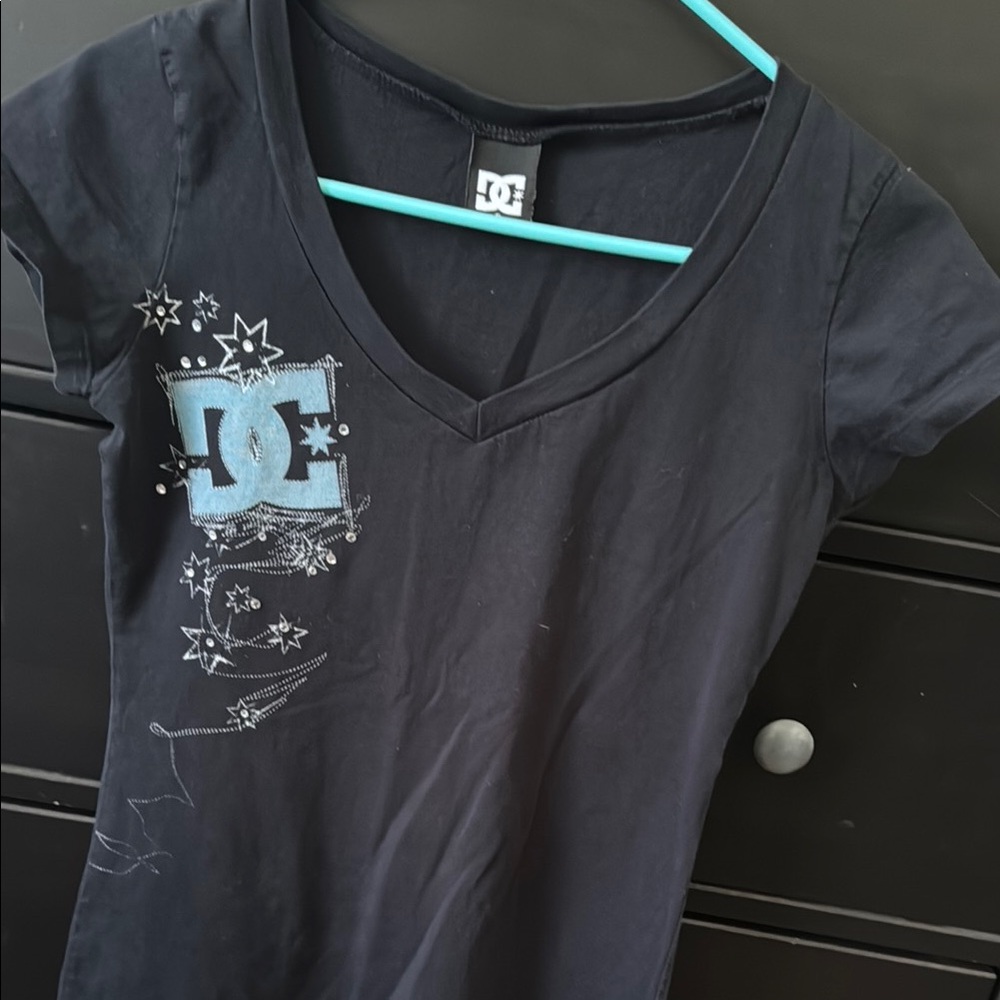 DC Black and Blue Star Graphic Tee